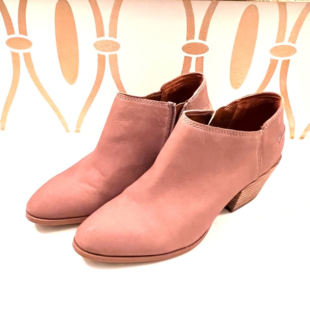 Franco Sarto Tan Ankle Boots